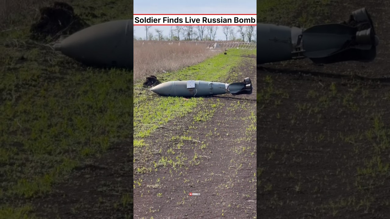 Soldier Finds Live Russian Bomb #shorts