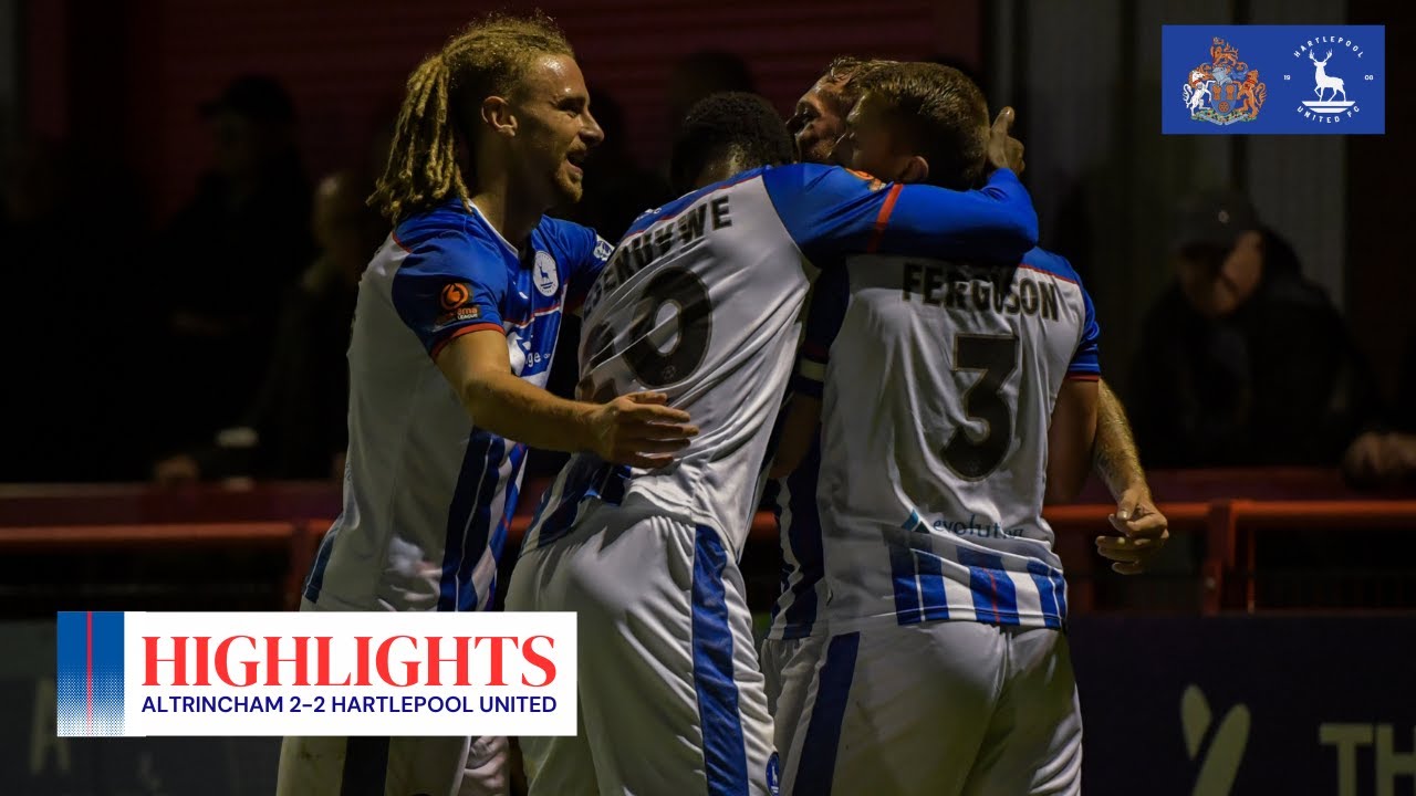 Grey salvages a point in midweek clash 💫 | Altrincham 2-2 Hartlepool United