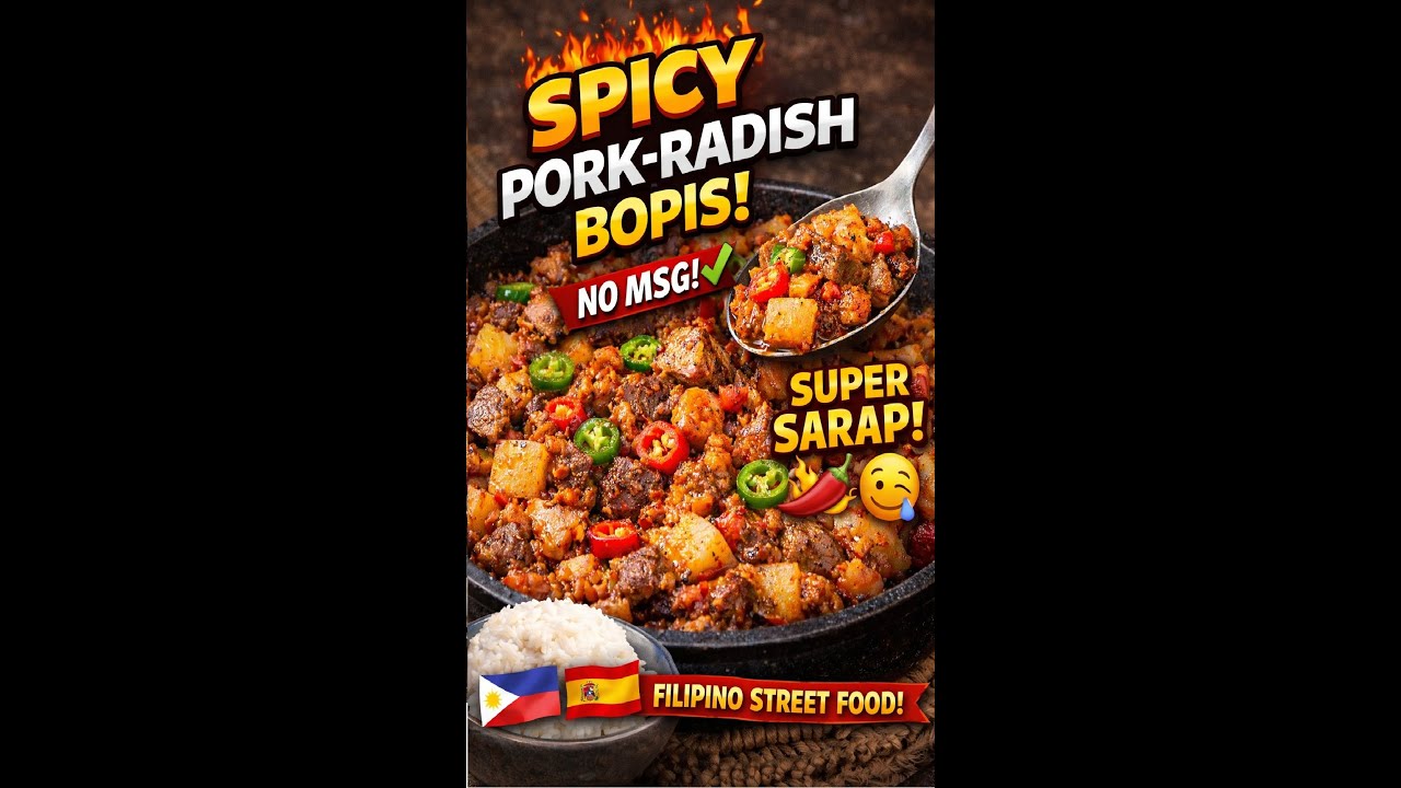 SPICY PORK-RADISH BOPIS (No MSG) 🤤