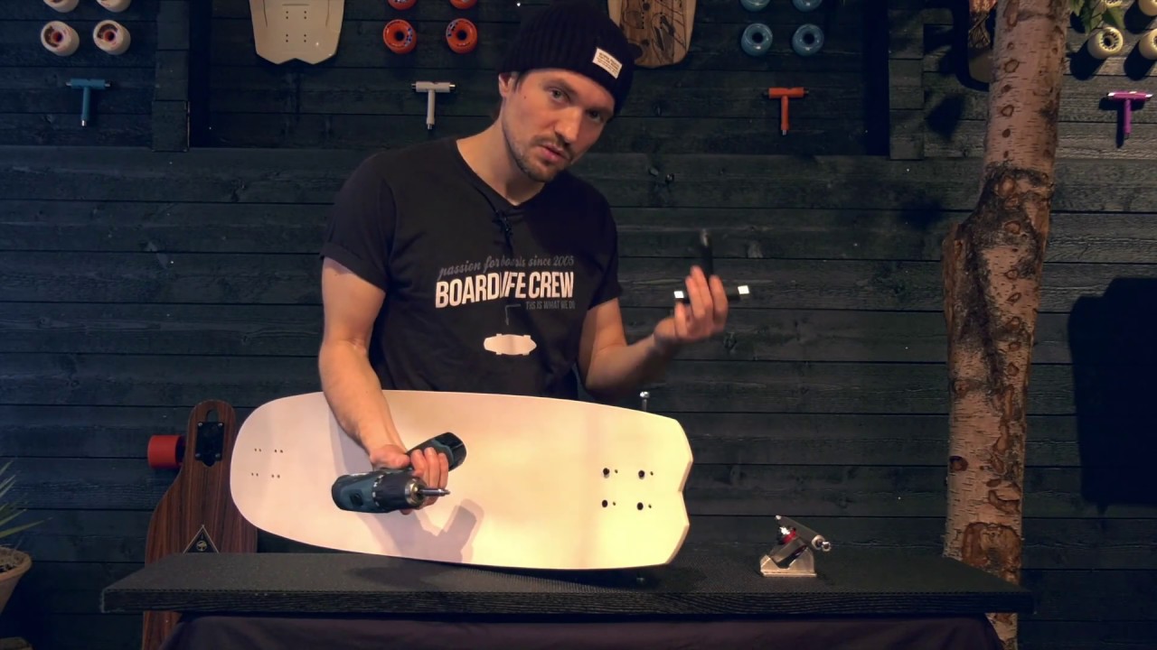 Boardlife guide - How to mount longboard trucks (top mount)