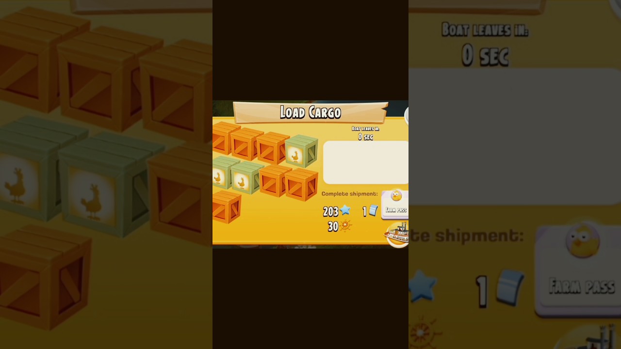 Completing Boat Order - Hay Day gameplay - #hayday #shorts