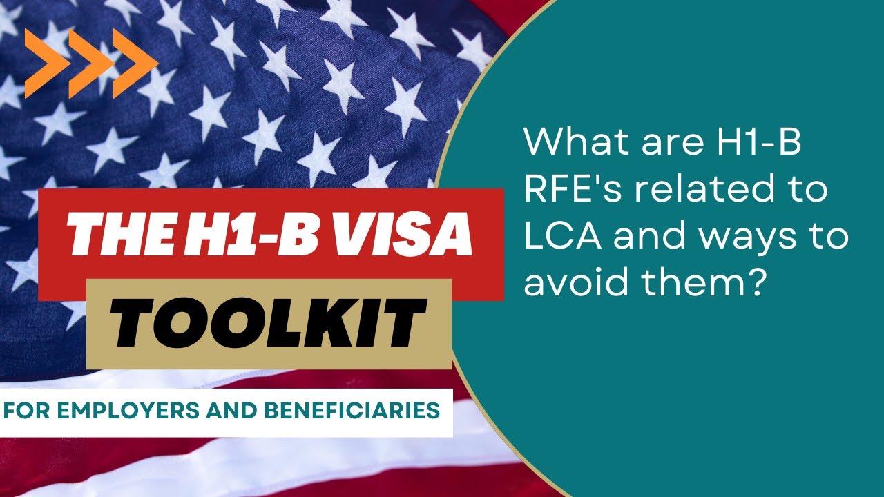 What are H1-B RFE's related to LCA  and ways to avoid them?