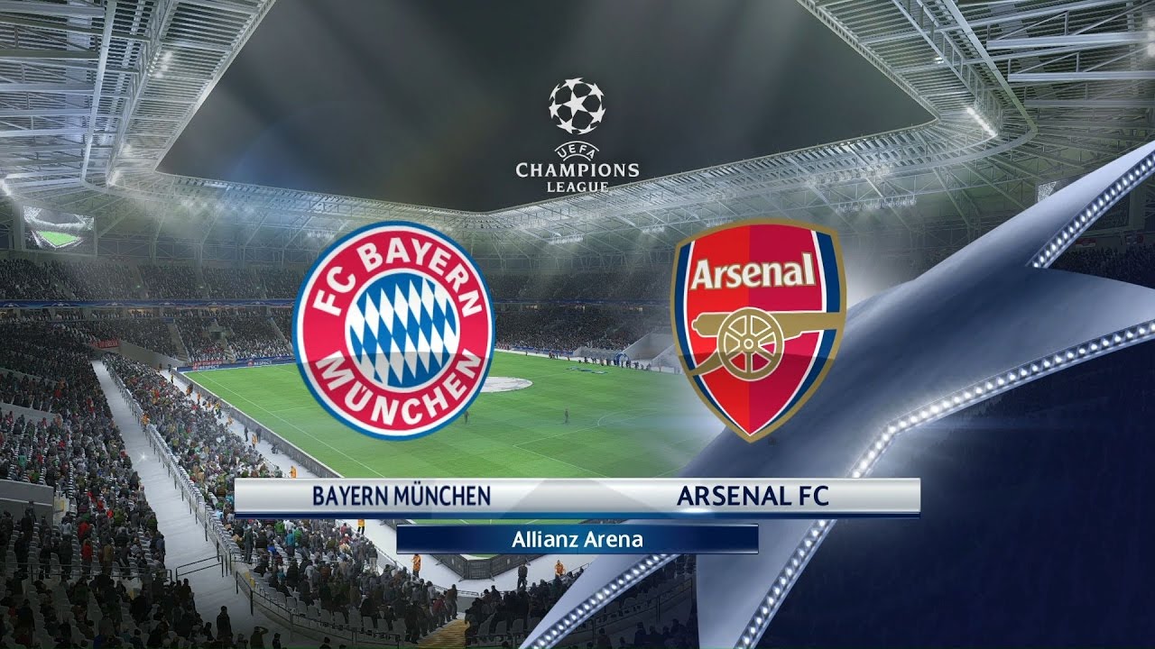 PES 17 -  Bayern Munich vs Arsenal- UEFA Champions League 15/2/2017 - Modo Estrela
