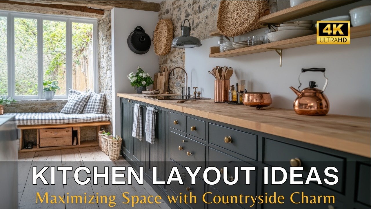 Rustic English Country Kitchen Layout Ideas: Maximizing Space with Countryside Charm