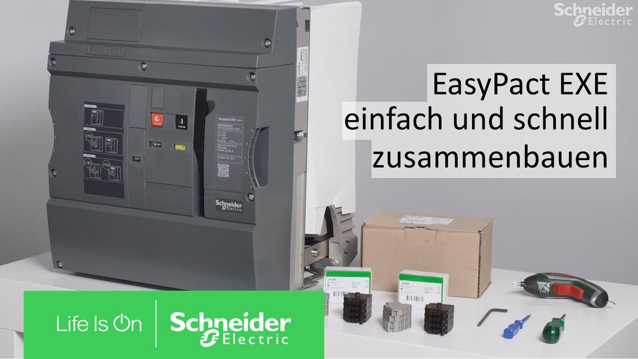 EasyPact EXE Leistungsschalter: schnelle Montage | Schneider Electric