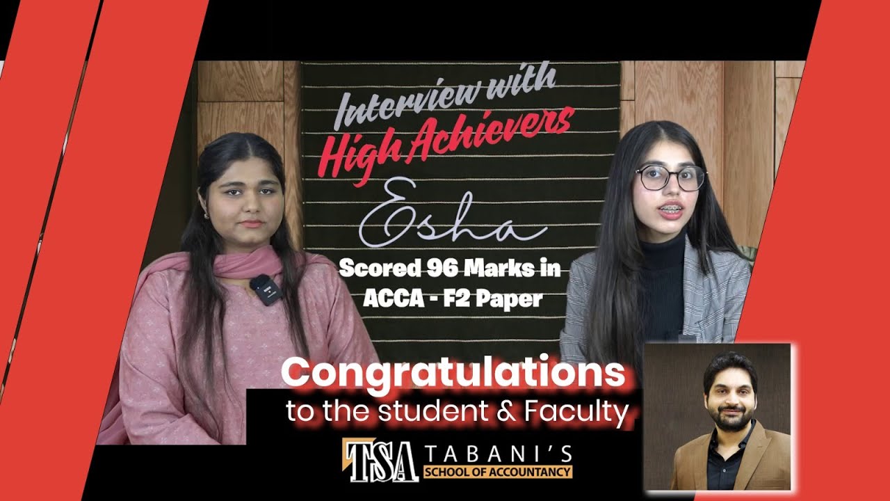 Proud moment for F2 High Achiever Esha ✨