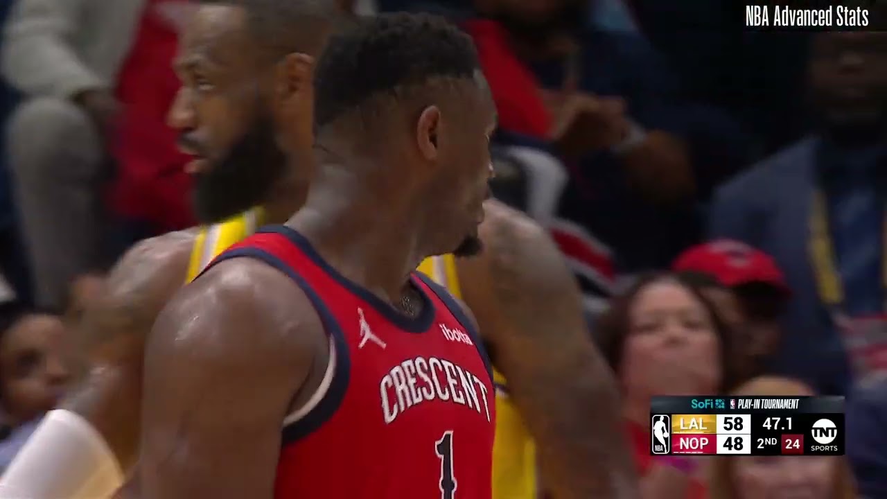 Zion Williamson 40 pts 11 reb 5 ast vs Los Angeles Lakers | 2024-04-16