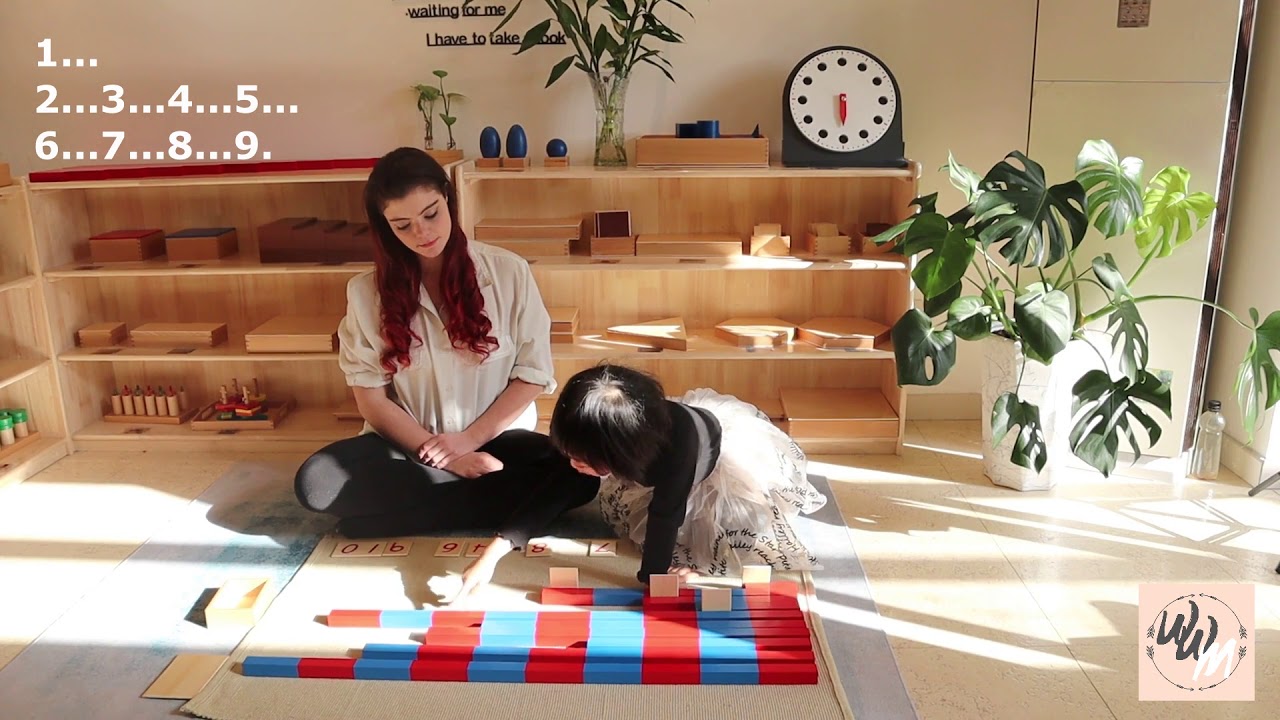 Wonderful Montessori Maths: Number Rods and Cards