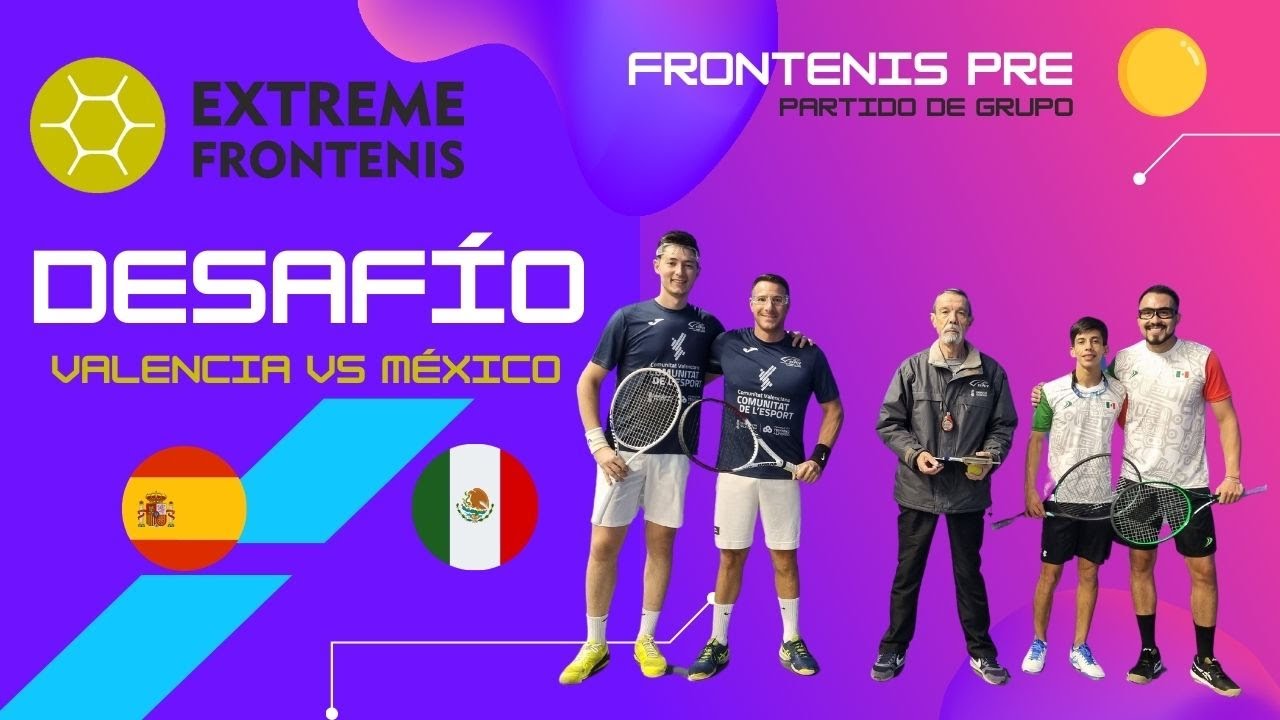 MÉXICO vs ESPAÑA | Frontenis Preolímpico Masculino | Partido 3 Gran Premio Internacional CV 2023