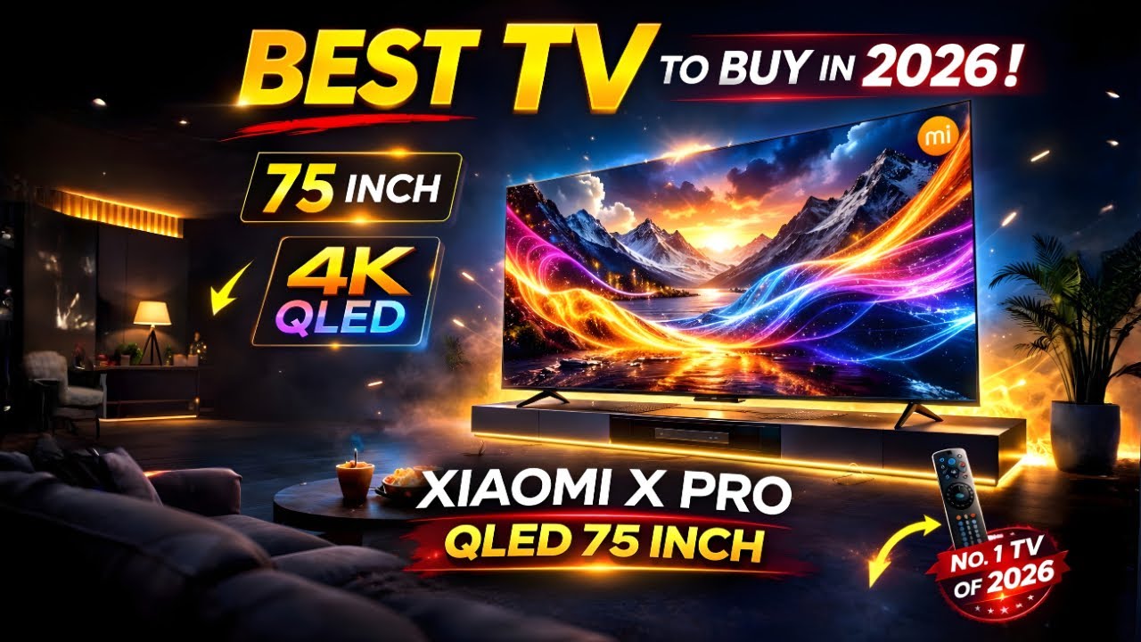 Best 75 Inch 4K QLED TV in 2026? | Xiaomi X Pro 75&rdquo; Full Review