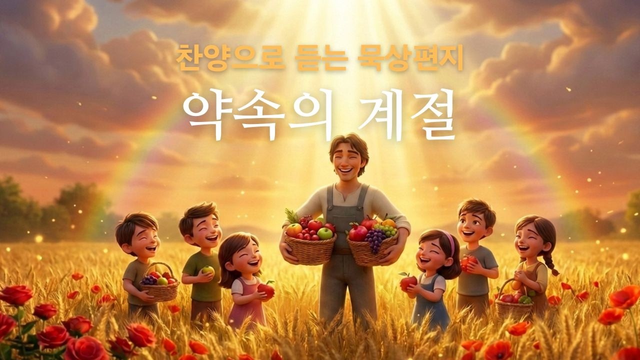 [묵상편지] 약속의계절 l 호세아10장12절 말씀을 찬양으로 l 공의를심고인애를거두라 l 묵은땅을기경하라