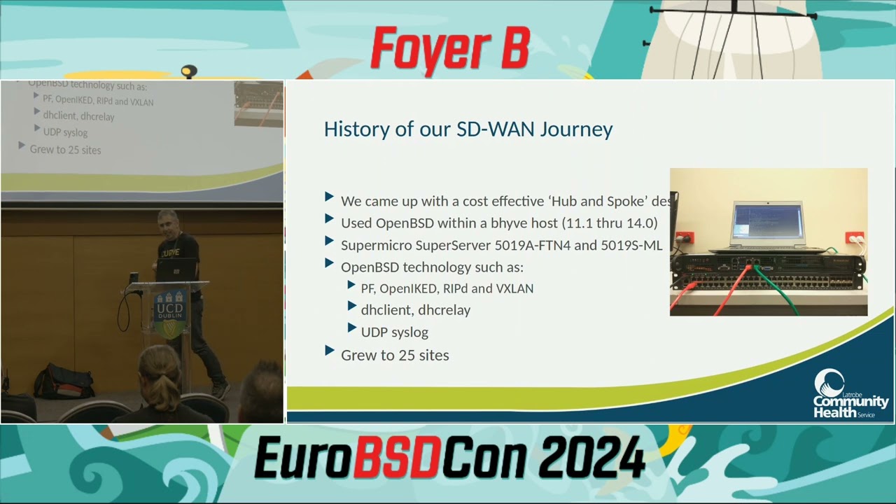 Building a SD-WAN appliance suitable for Australian Health Sector NFP/NGO-JasonTubnor-EuroBSDCon2024