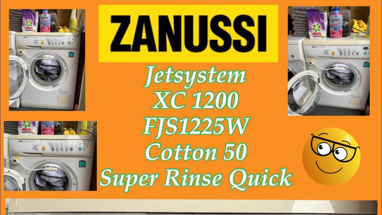 Zanussi Jetsystem XC1200, FJS1225W, Cotton 50, Super Rinse Quick @servisslimline
