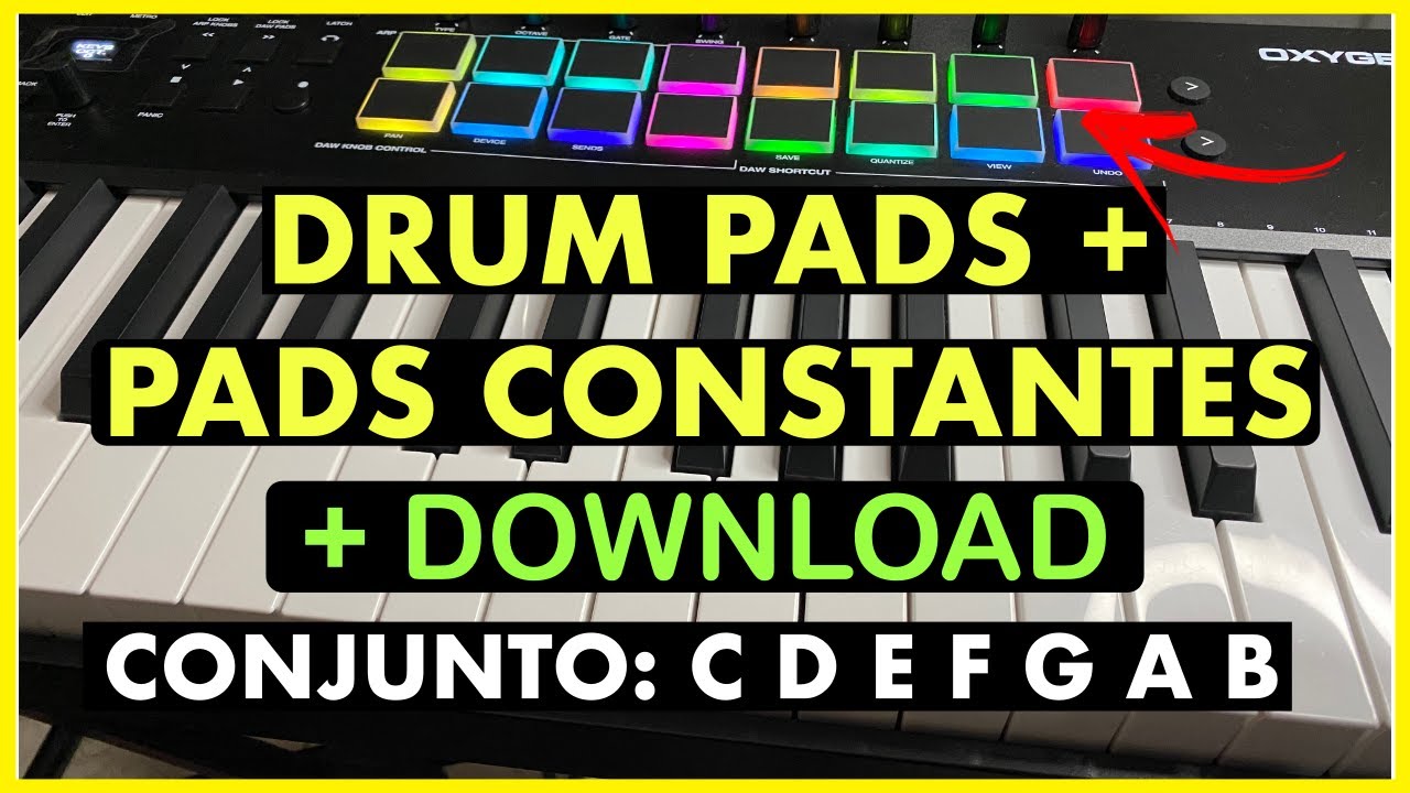 🔴 Drum Pads para Baixar - (Download) - Controlador MIDI