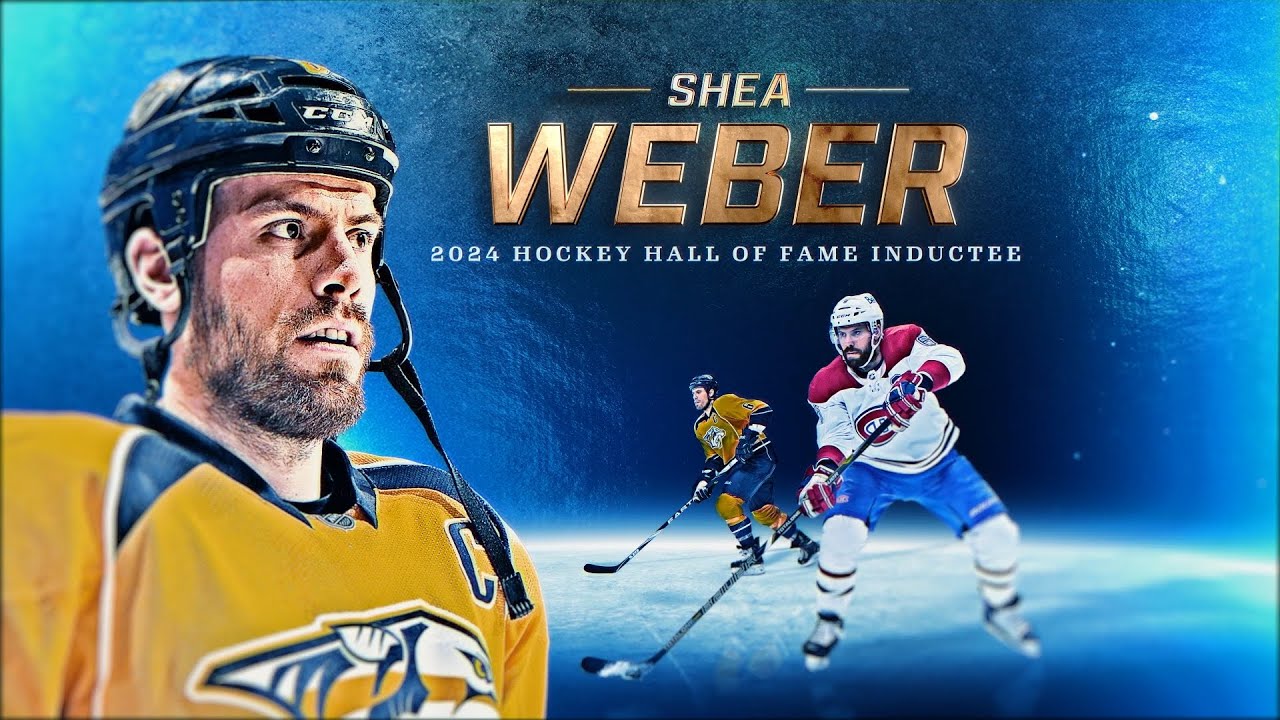 Shea Weber's Shot, Toughness Led to Hockey Hall of Fame Induction