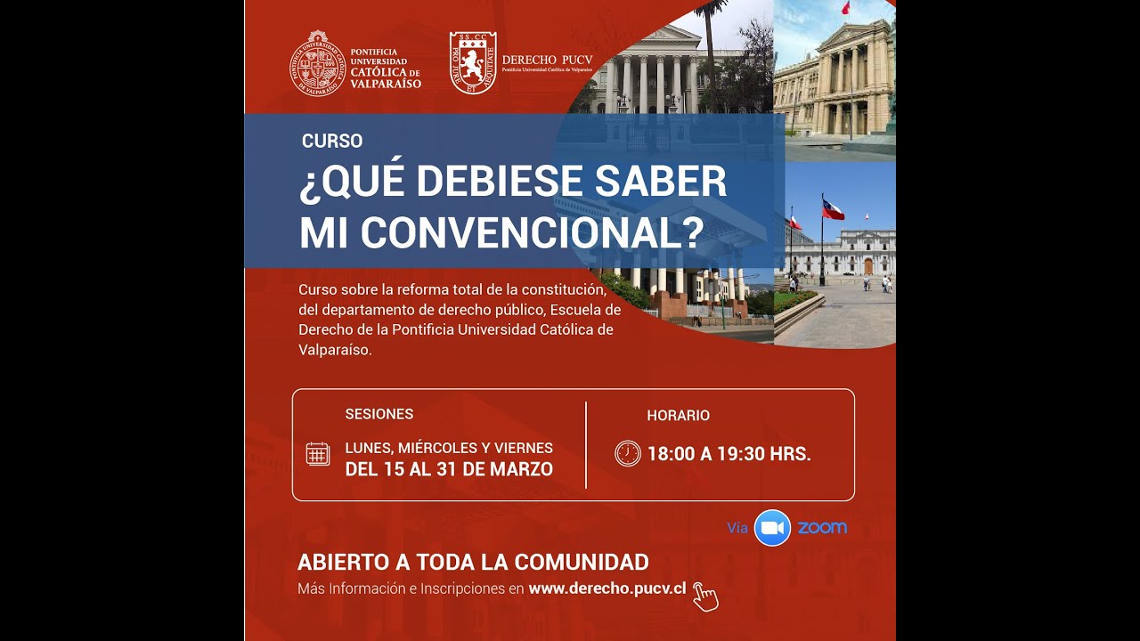 6&ordf; Sesi&oacute;n Curso sobre proceso de reforma constitucional: &iquest;Qu&eacute; cosas deber&iacute;a saber tu convencional?