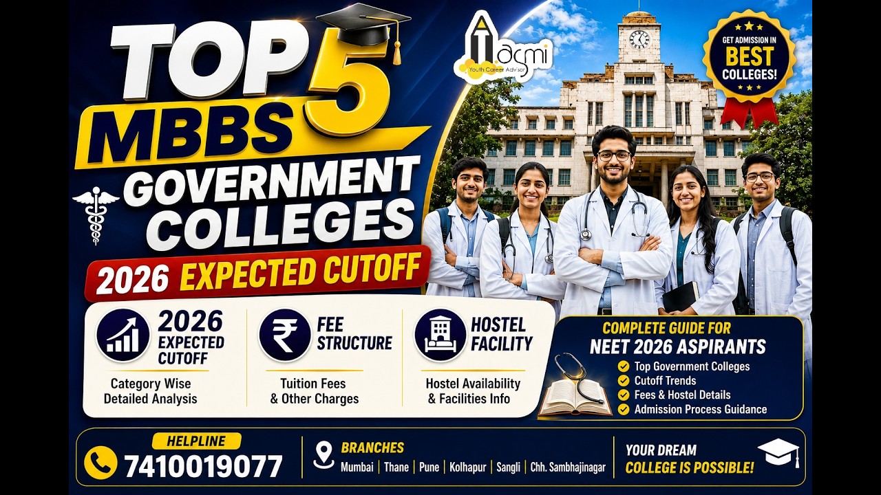 Top 5 Mumbai Government MBBS Colleges Expected Cutoff #neetug #reneet #neetug2026 #mumbai #cutoff