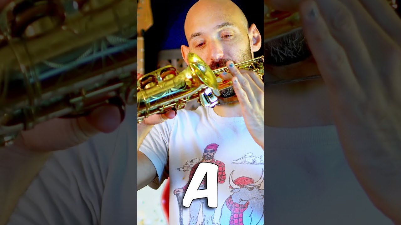false fingering 🤤 sax trick