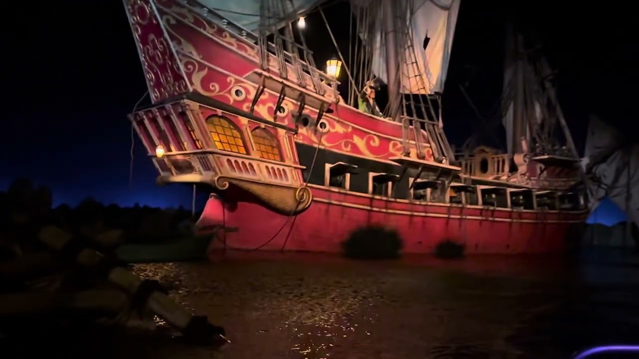 5 min wait to Pirates of the Caribbean this non busy Sunday