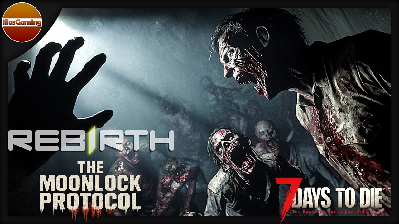 Η Μέρα Δεν Έρχεται Ποτέ! Rebirth - The Moonlock Protocol - 7 Days to Die S12 E1