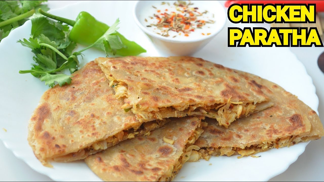 CHICKEN PARATHA / Stuffed Chicken Paratha by (YES I CAN COOK)