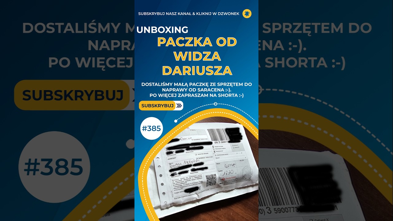 Paczka serwisowa od Widza - Czy uda się naprawić sprzęt ?? #shorts #unboxing #electronic