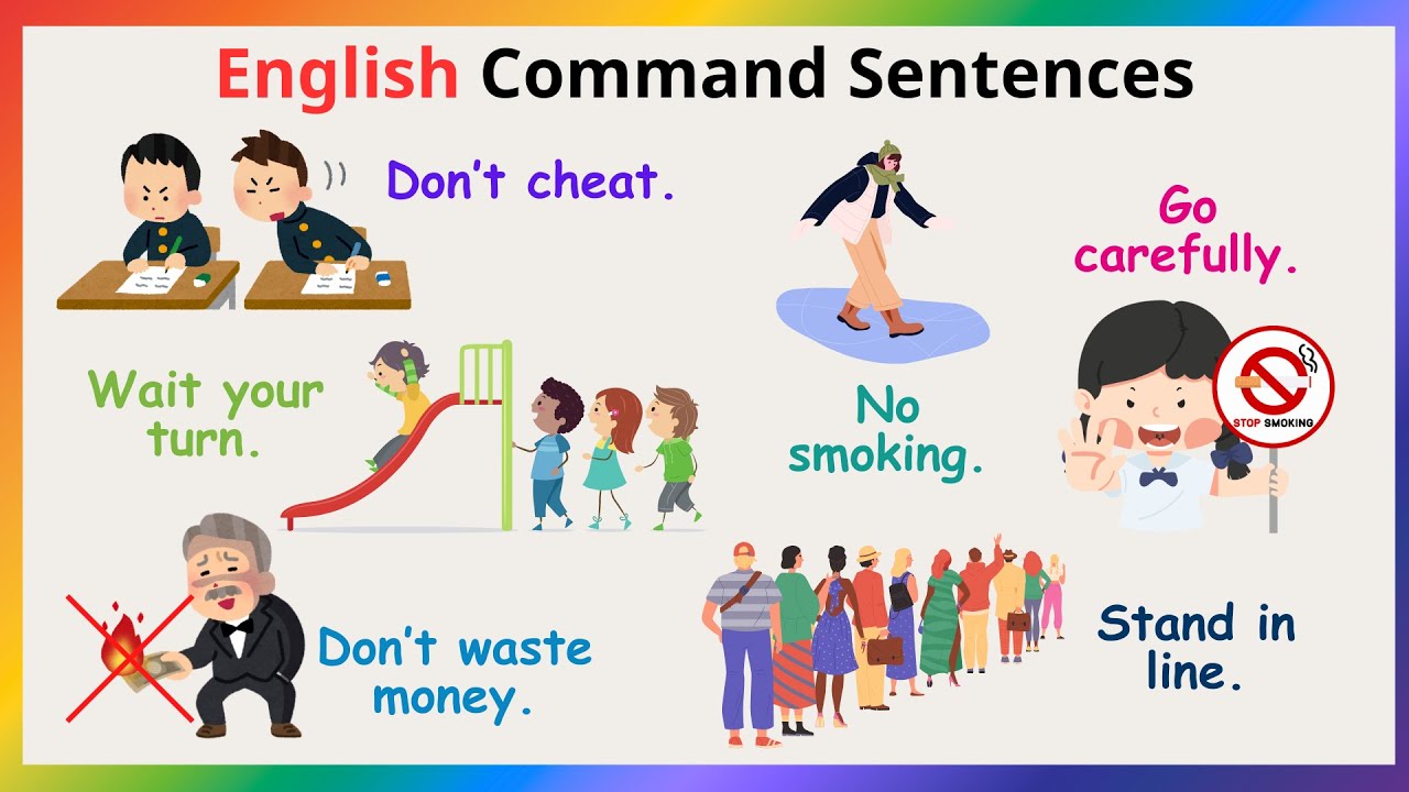 Daily Commands in English | Speak English With Kids | Daily Use English Sentences