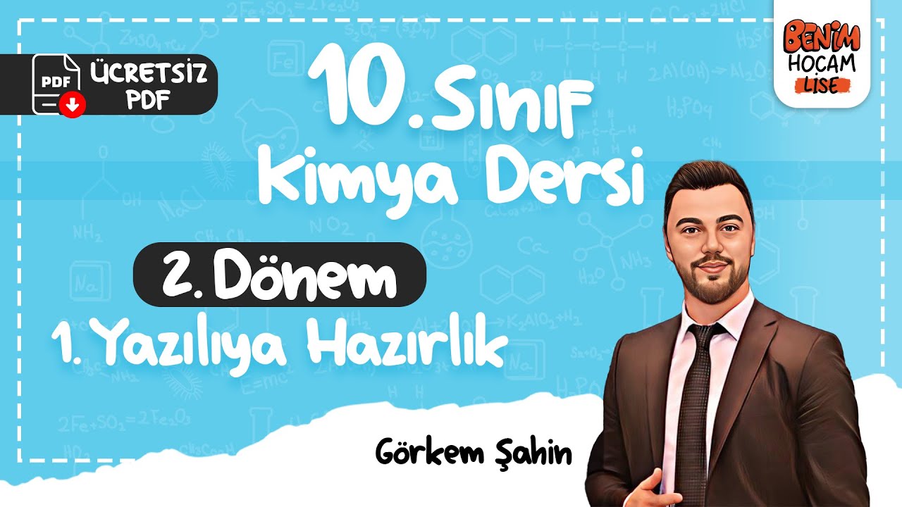 10.Sınıf - Kimya - 2.Dönem- 1.Yazılıya Hazırlık - Karışımlar - Asitler - Bazlar - Görkem Şahin -2024