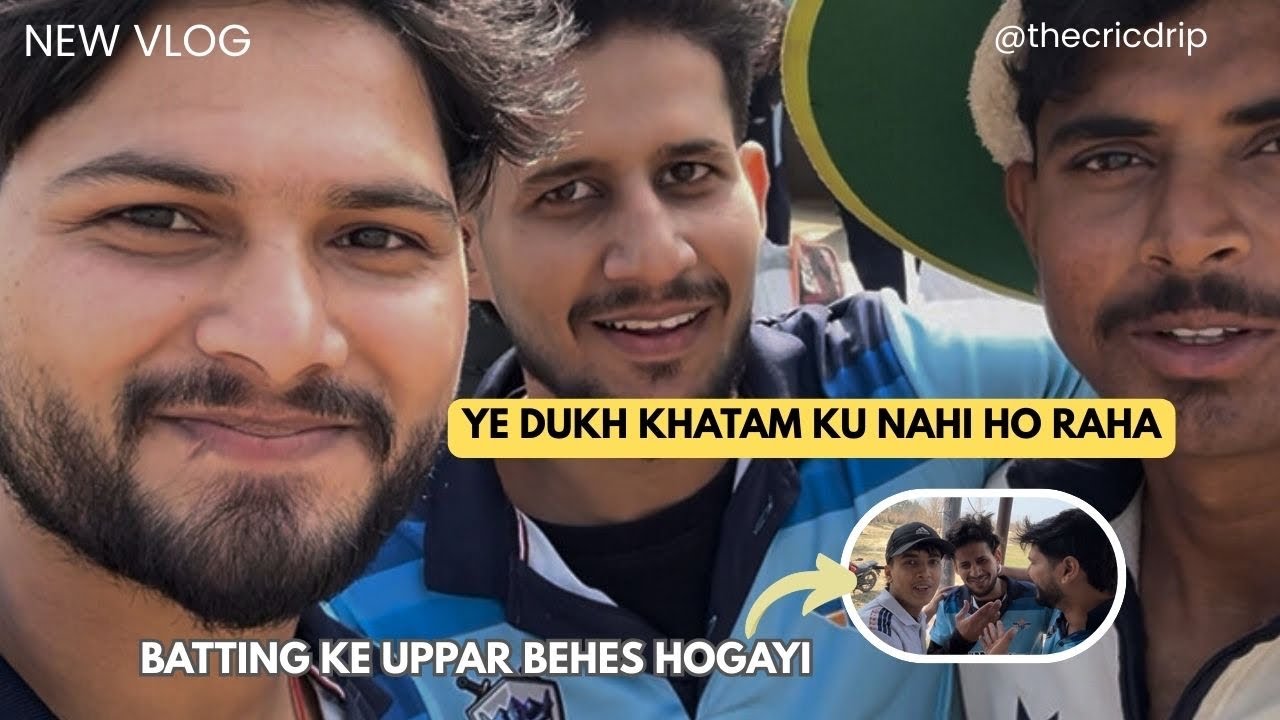 Vlog 5 cricketing skills ko nazar lag gayi #comedy #vlogs #vlogger #vlogging #cricket #longvideo 