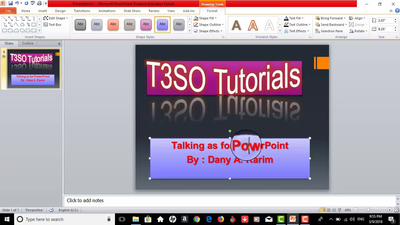 Microsoft PowerPoint in Kurdish #3 فێرکاری پاوه‌رپۆینت به‌ کوردی