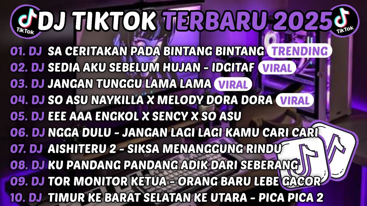 DJ TIKTOK TERBARU 2025-🎵DJ SA CERITAKAN PADA BINTANG BINTANG🎵DJ SEDIA AKU SEBELUM HUJAN - IDGITAF