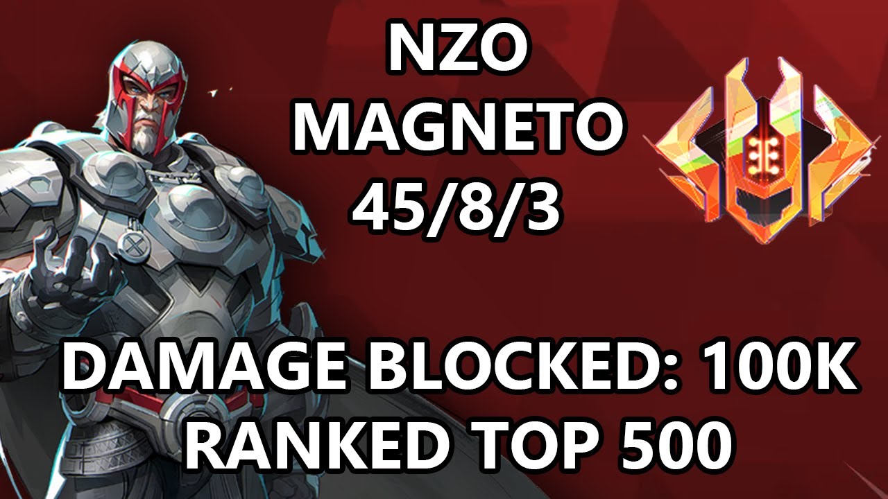Nzo Magneto (Yggdrasill Path) RANKED TOP 500 Marvel Rivals POV
