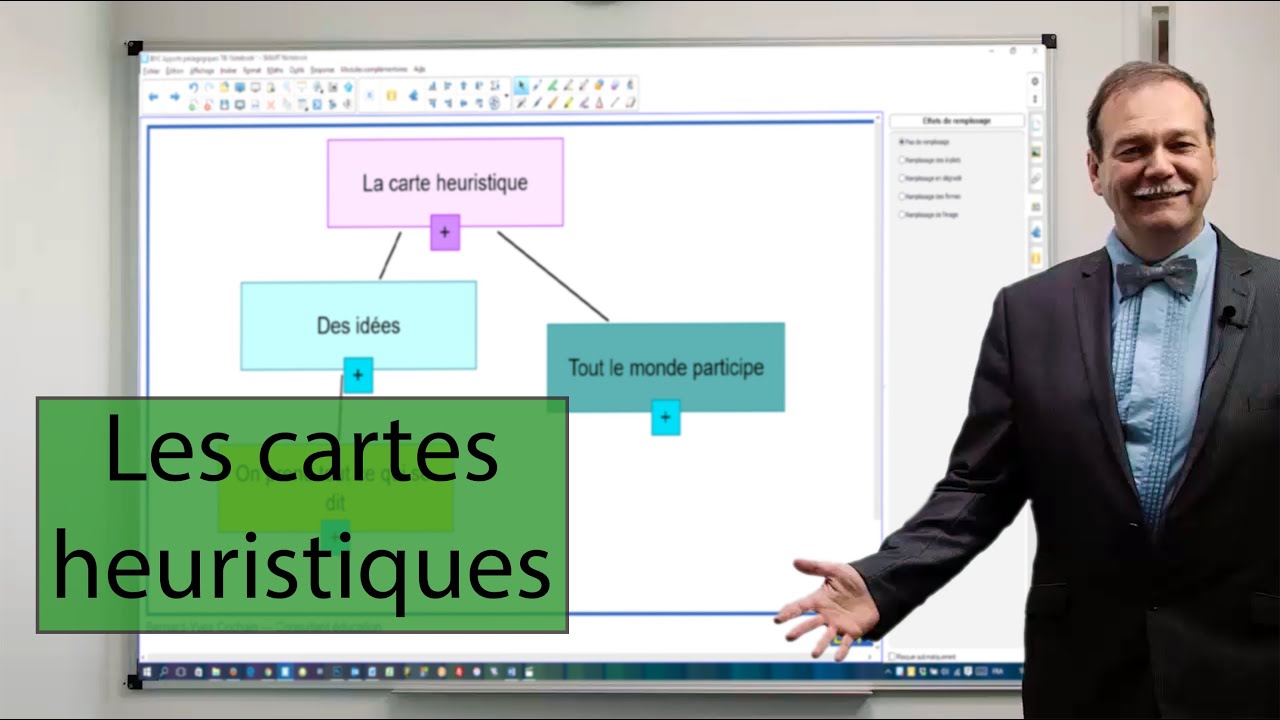 Les cartes heuristiques sur SMART notebook