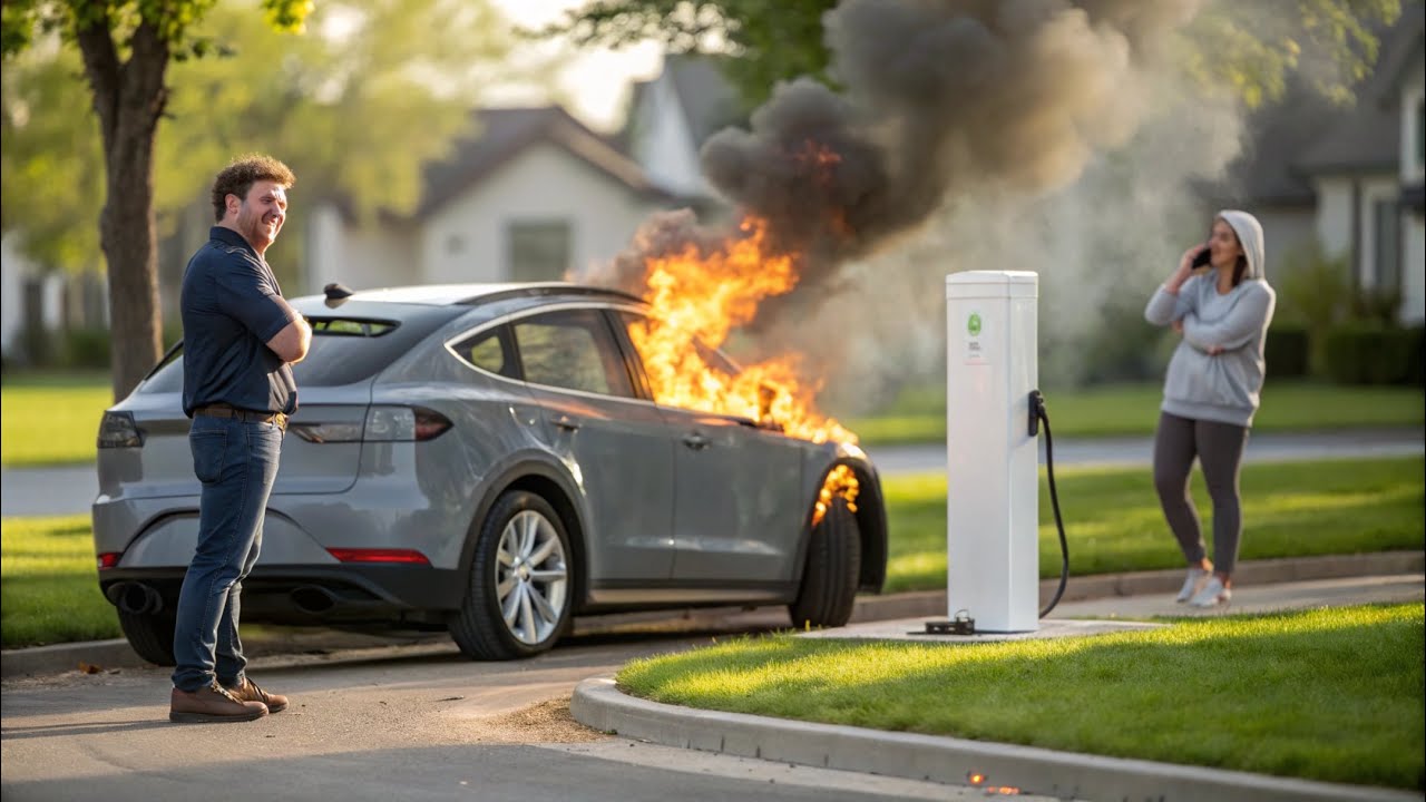 Meine HOA-Nachbarin stahl meinen Strom, um ihren Tesla zu laden – Also legte ich ihn still