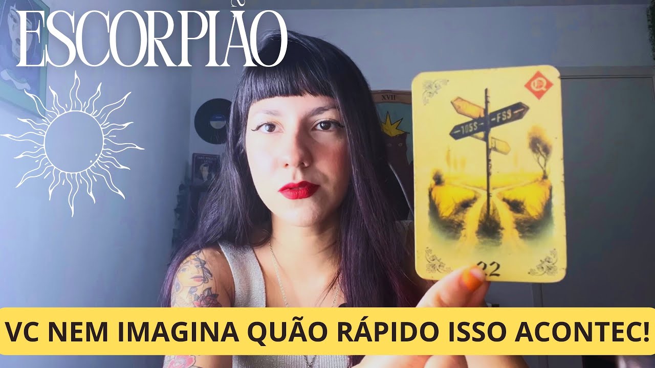 ESCORPIÃO🔮VC VAI RECEBER UM CONVITE TENTADOR👀A VIDA TE CHAMA PRA VIVER ALGO COMPLETAMENTE NOVO🔥