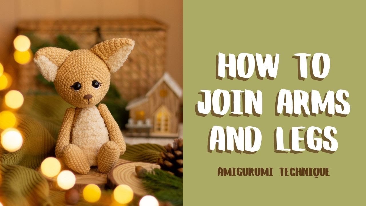 Amigurumi Thread Mounting (jointing) the arms and legs