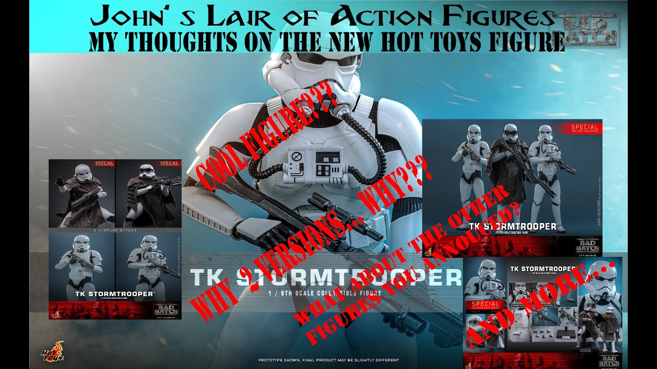 My thoughts on the new Hot Toys figure from Star Wars: The Bad Batch 1/6th scale TK Stormtrooper