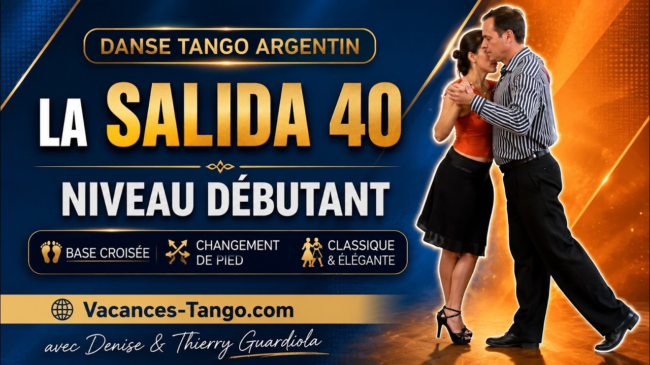 Danse Tango Argentin La Salida 40 #tangoargentin #tangostage