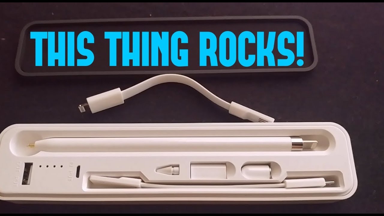 WILLGOO Carrying Case for Apple iPad Pencil and Accessories. You need this if you do art!