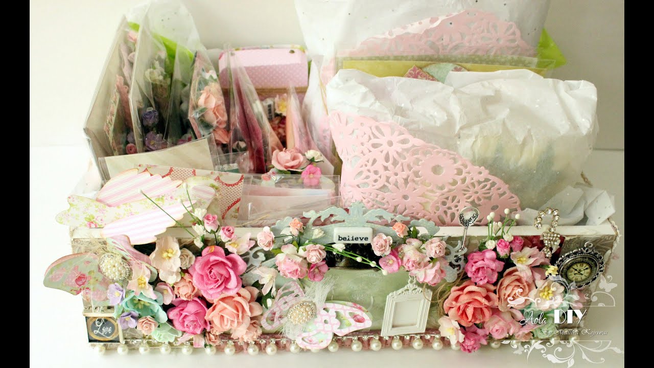 Tutorial | Easy how to | Altered wooden tray | Shabby Chic Style