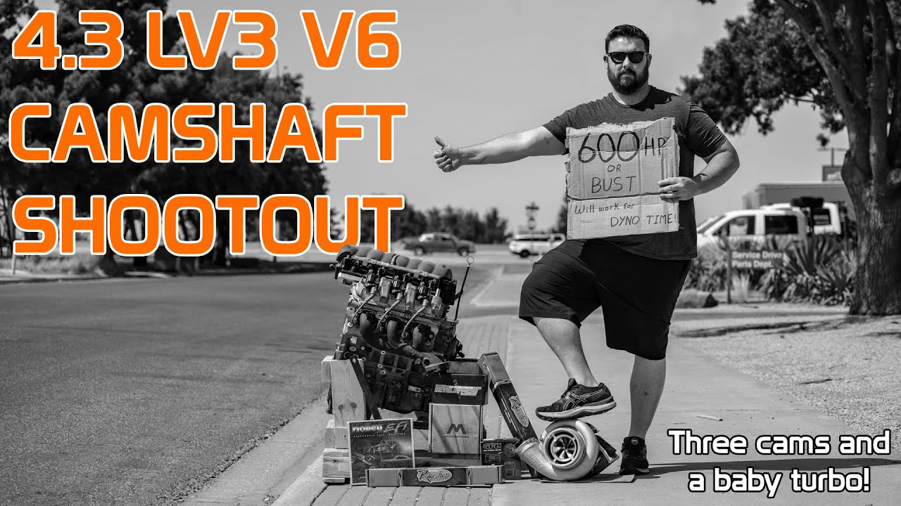 Испытание распредвала 4.3L LV3 V6 на динамометре!