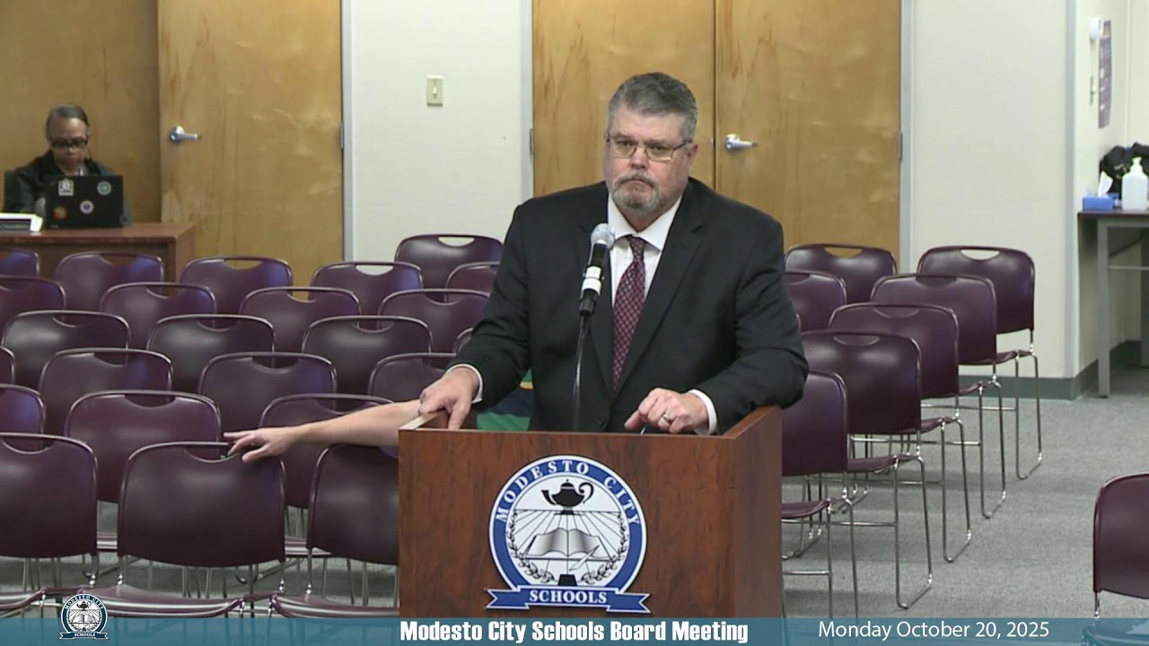 Modesto Board of Education 10/20/2025