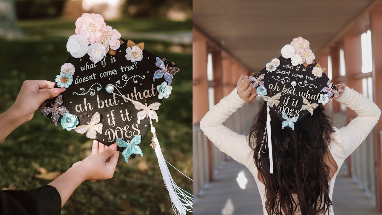 DIY GRADUATION CAP *Amber Scholl Inspired*