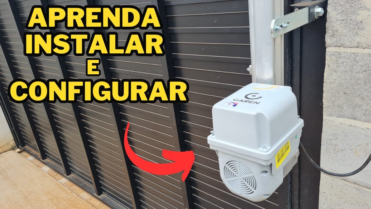 Instalação do Motor BV Duo TSi Pro Garen em Portão Basculante de Aluminio - Passo a Passo