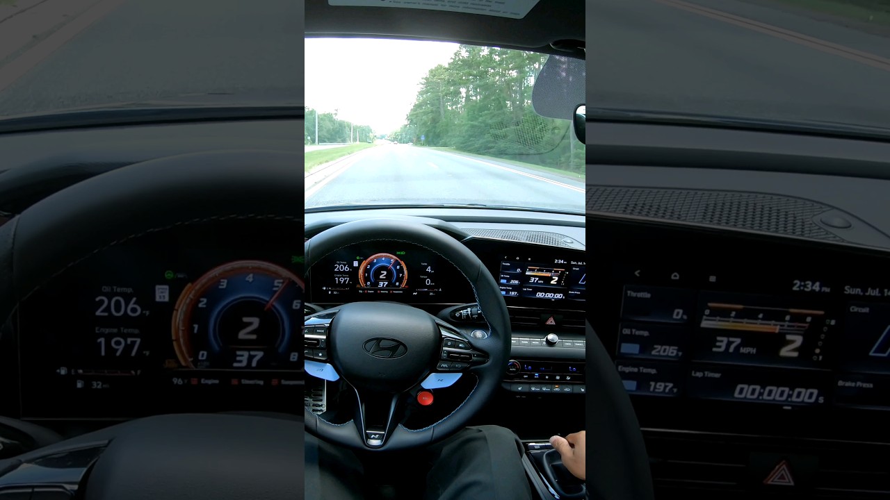 ⚠️ Six Speed Manual Fun 2024 Elantra N!