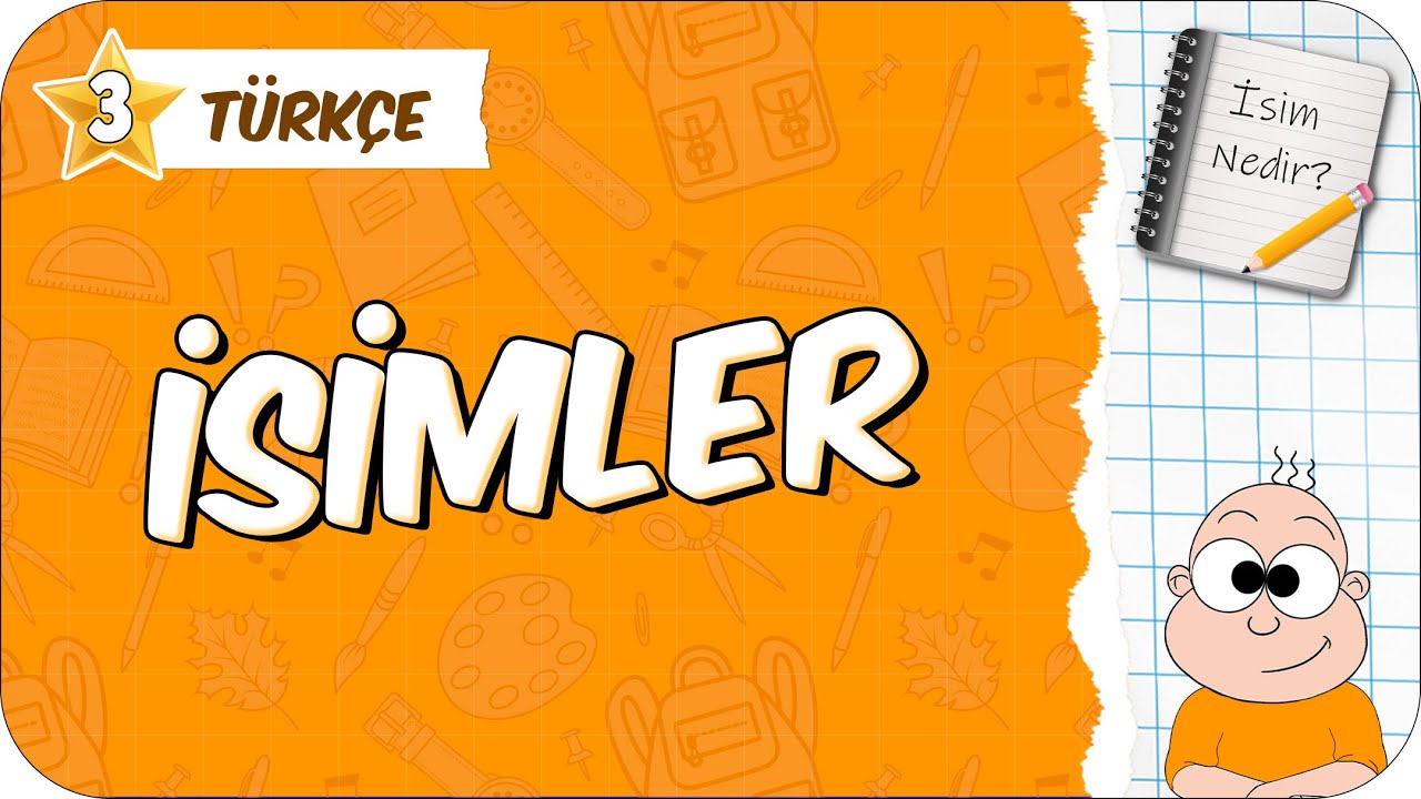 İsimler 📙 3. Sınıf Türkçe #2026