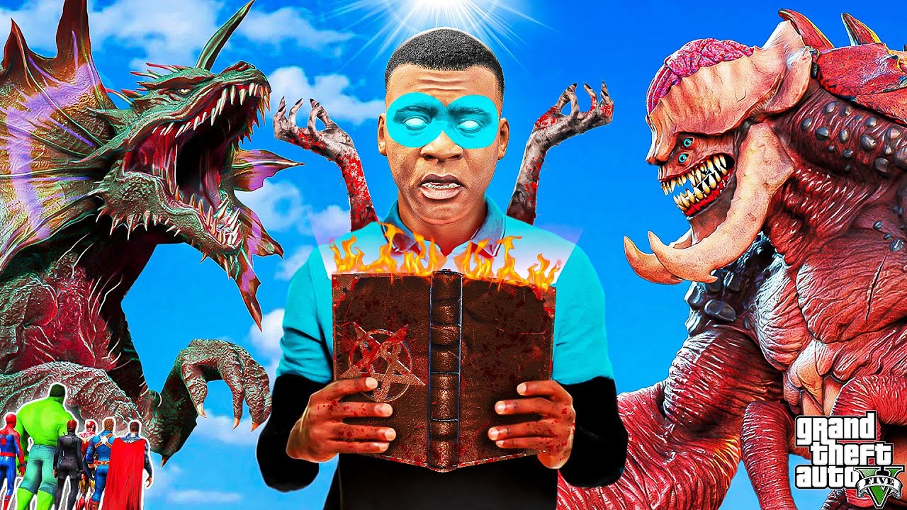 FRANKLIN VS BOOK OF BEASTS CREATOR IN GTA 5 THE BOOK OF BEAST PART 5