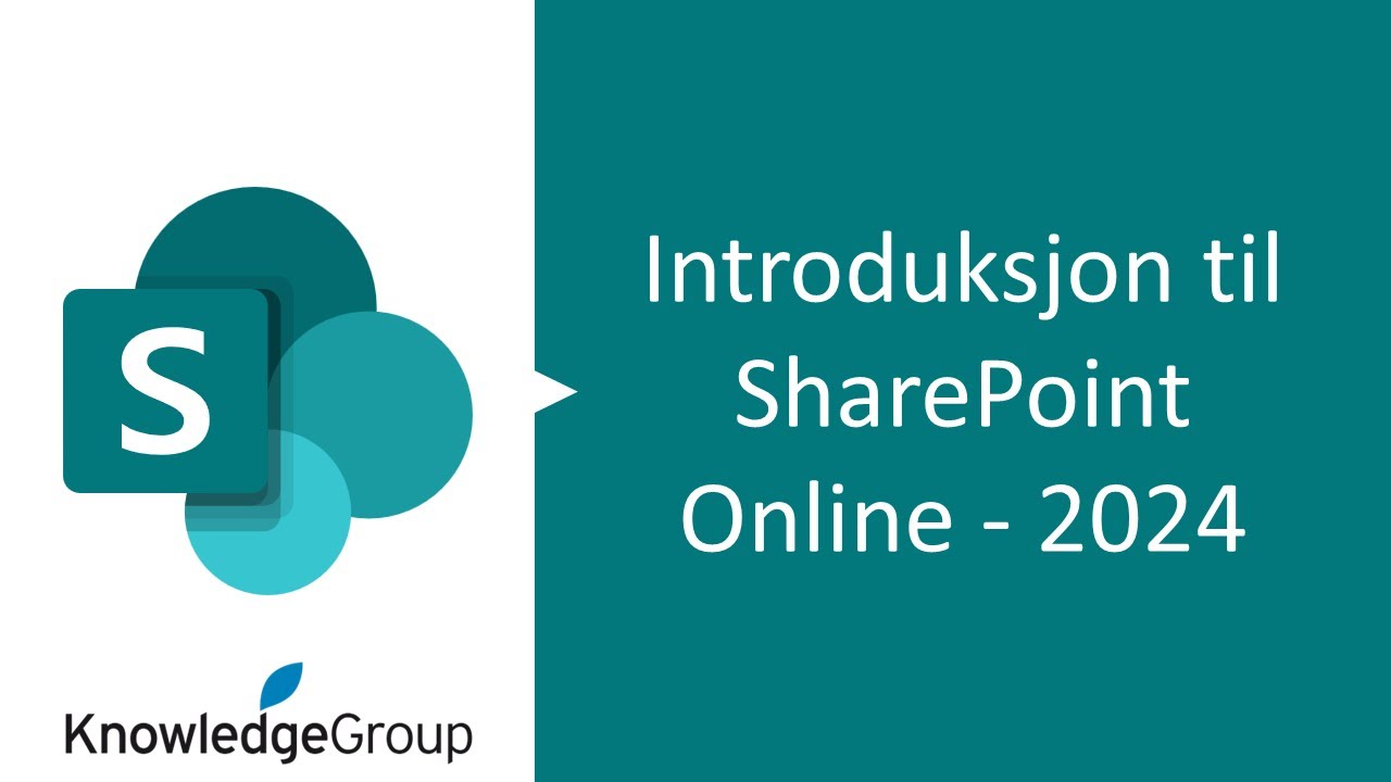 Introduksjon til SharePoint - webinar februar 2024