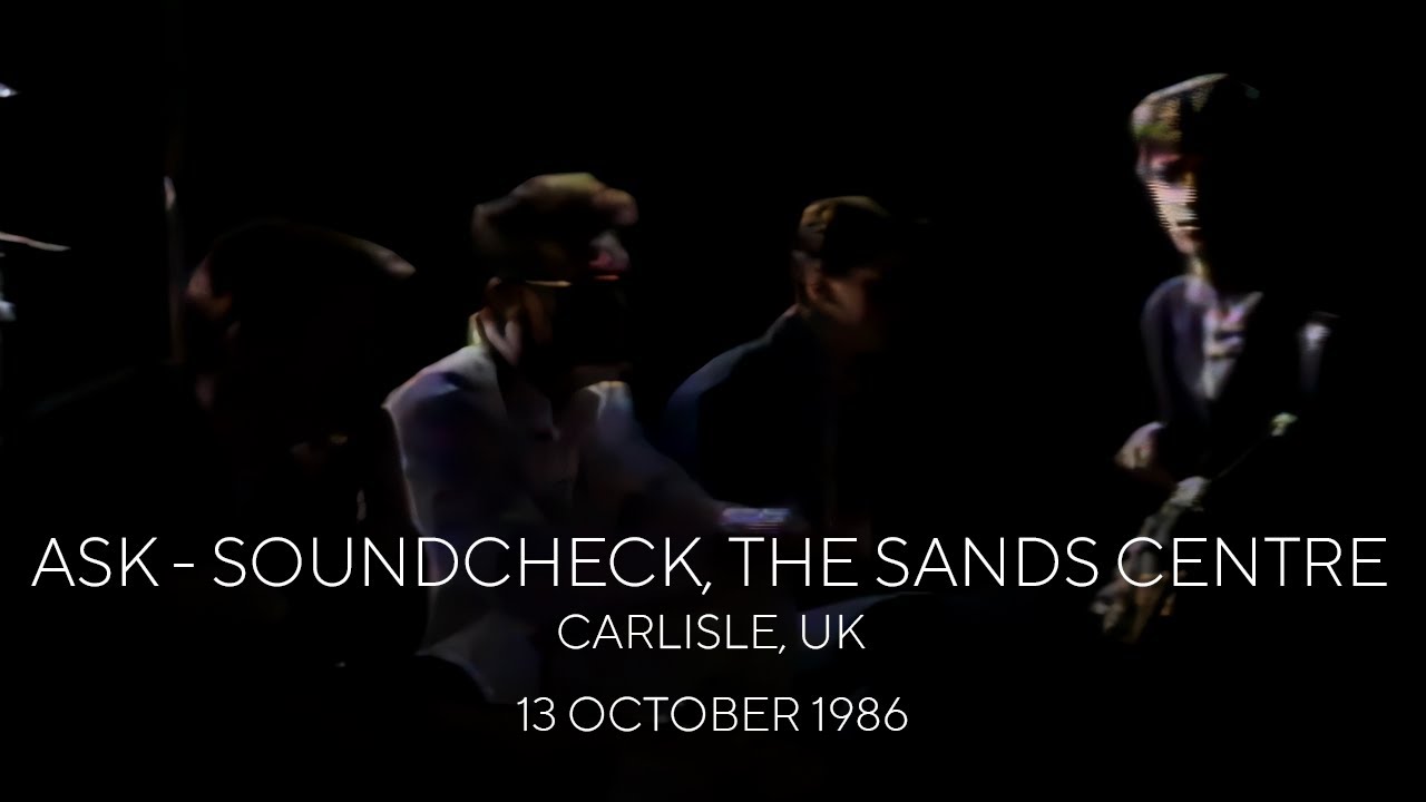 The Smiths - Ask (soundcheck), The Sands Centre, Carlisle, UK - 13 October 1986 &bull; 4K