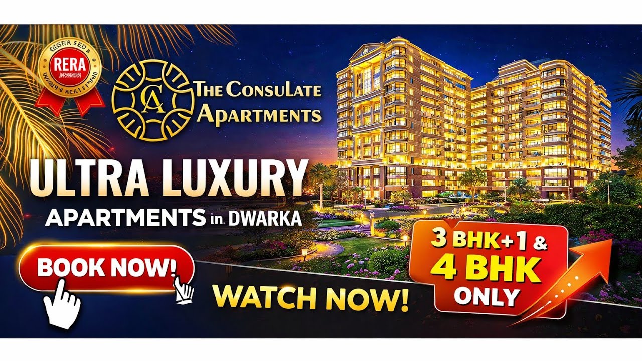 THE CONSULATE APARTMENTS, Sector-24 Dwarka, NEW DELHI #Ultra Luxurious  @RKKSHOW